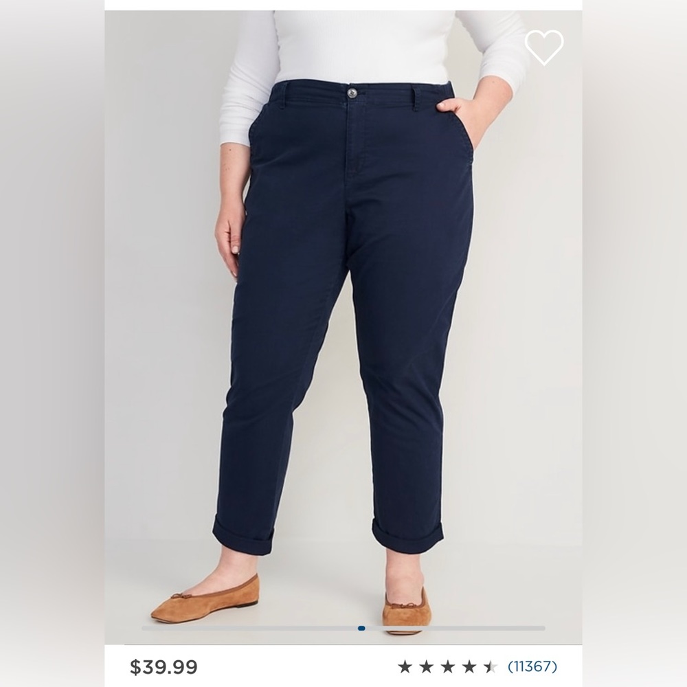 Old Navy Black Cropped Ankle Pants